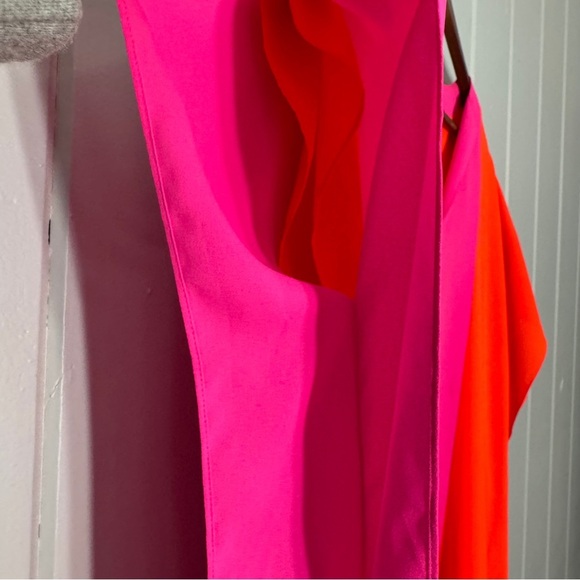 CROSBY by Mollie Burch Renee Shift Dress pink and Orange colorblock size XS - Picture 8 of 14